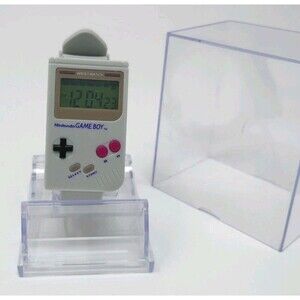 Nintendo Game Boy LCD Watch Paladone Super Mario Land Alarm Sound Gray Retro